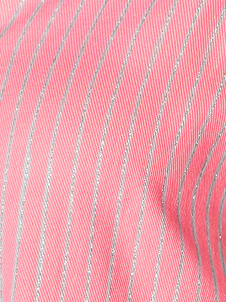 Button Up Collared Neck Flounce Sleeve Denim Dress - Lucianne Boutique