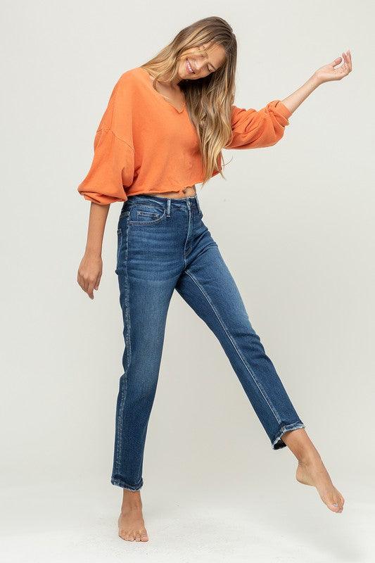 STRETCH MOM JEAN - Lucianne Boutique