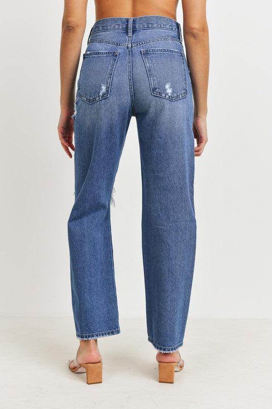 HIGH RISE DAD JEANS - Lucianne Boutique