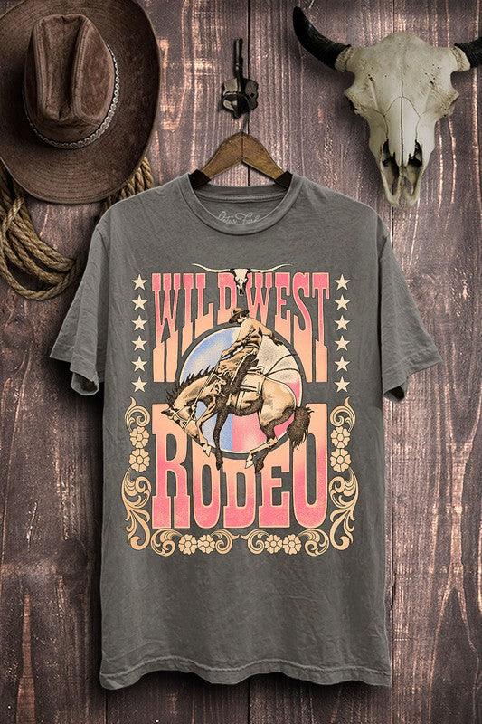 Wild West Rodeo Graphic Top - Lucianne Boutique