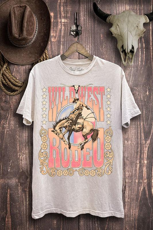 Wild West Rodeo Graphic Top - Lucianne Boutique