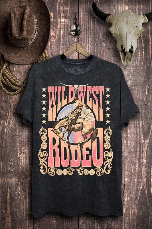 Wild West Rodeo Graphic Top - Lucianne Boutique