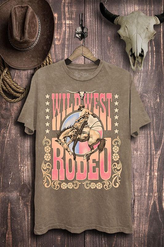 Wild West Rodeo Graphic Top - Lucianne Boutique
