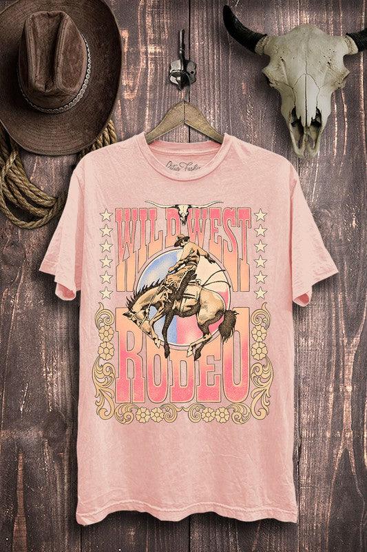 Wild West Rodeo Graphic Top - Lucianne Boutique