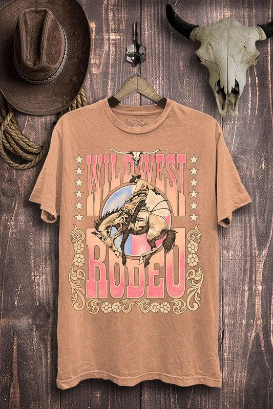 Wild West Rodeo Graphic Top - Lucianne Boutique