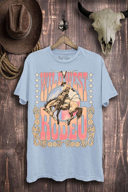 Wild West Rodeo Graphic Top - Lucianne Boutique