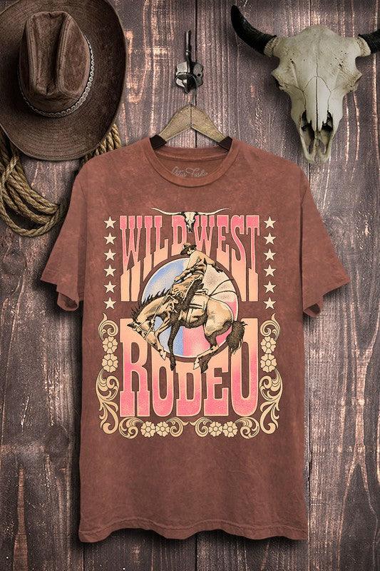 Wild West Rodeo Graphic Top - Lucianne Boutique