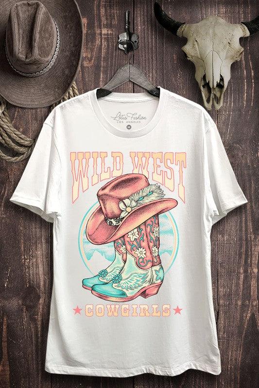 Wild West Cowgirls Graphic Top - Lucianne Boutique
