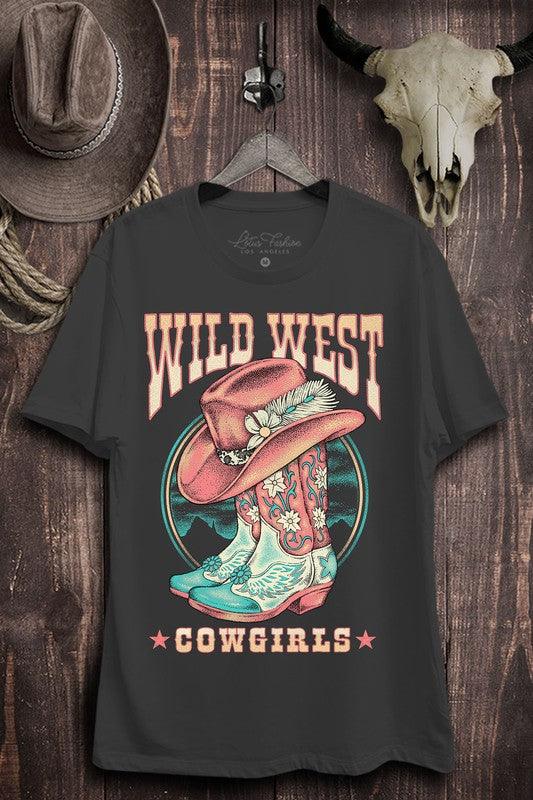 Wild West Cowgirls Graphic Top - Lucianne Boutique