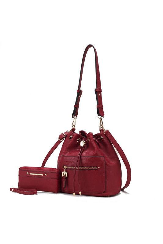 MKF Larissa Bucket Handbag with Wallet by Mia K - Lucianne Boutique