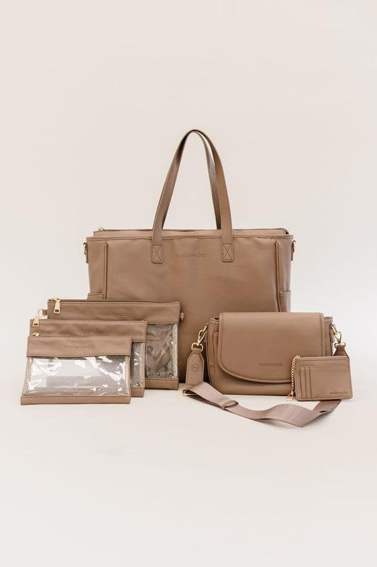 SIGNATURE TOTE CARRY ALL ON LAPTOP BAG - Lucianne Boutique