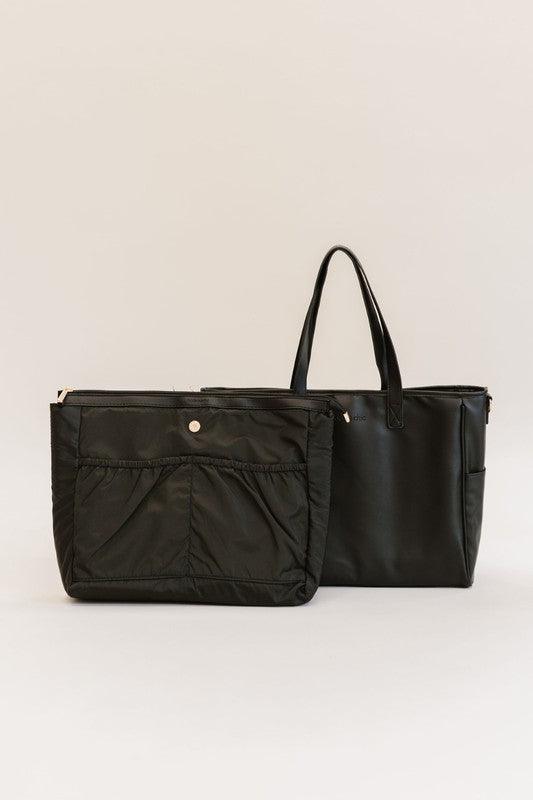 SIGNATURE TOTE CARRY ALL ON LAPTOP BAG - Lucianne Boutique