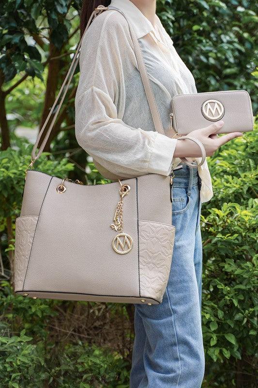 MKF Collection Merlina Embossed Tote Bag by Mia k - Lucianne Boutique