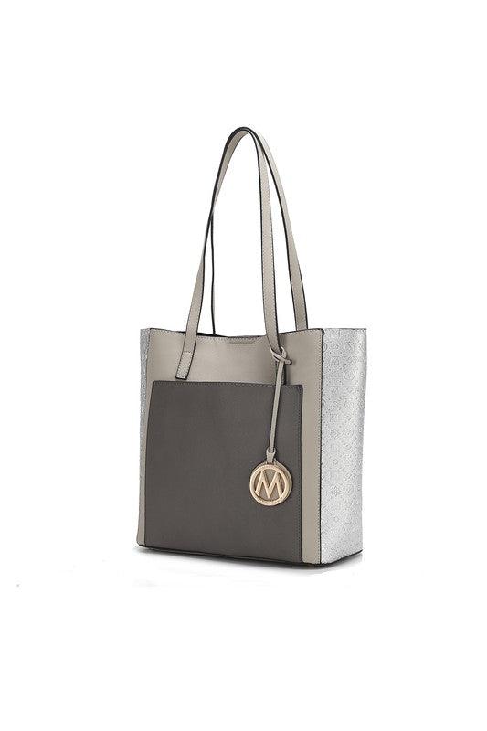 MKF Collection Leah Color-Block Tote Bag by Mia K - Lucianne Boutique