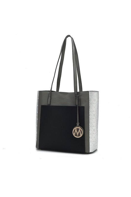 MKF Collection Leah Color-Block Tote Bag by Mia K - Lucianne Boutique