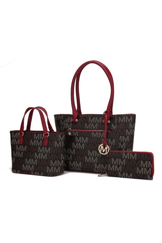 MKF Lady M Signature Tote Bag & Wallet Set by Mia - Lucianne Boutique