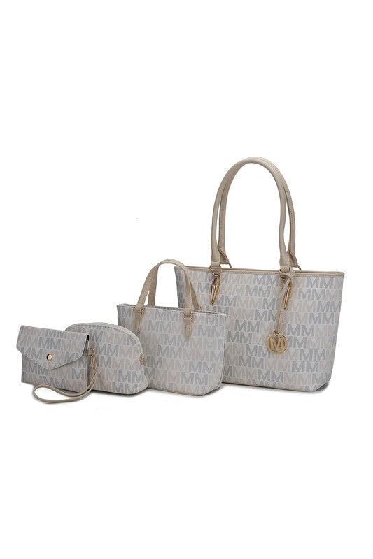 MKF Alexy M Signature Tote Bag 4 PCS Set by Mia K - Lucianne Boutique