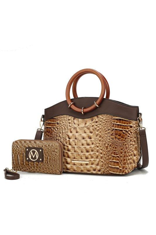 MKF Phoebe Tote with Wristlet Wallet Bag by Mia K - Lucianne Boutique