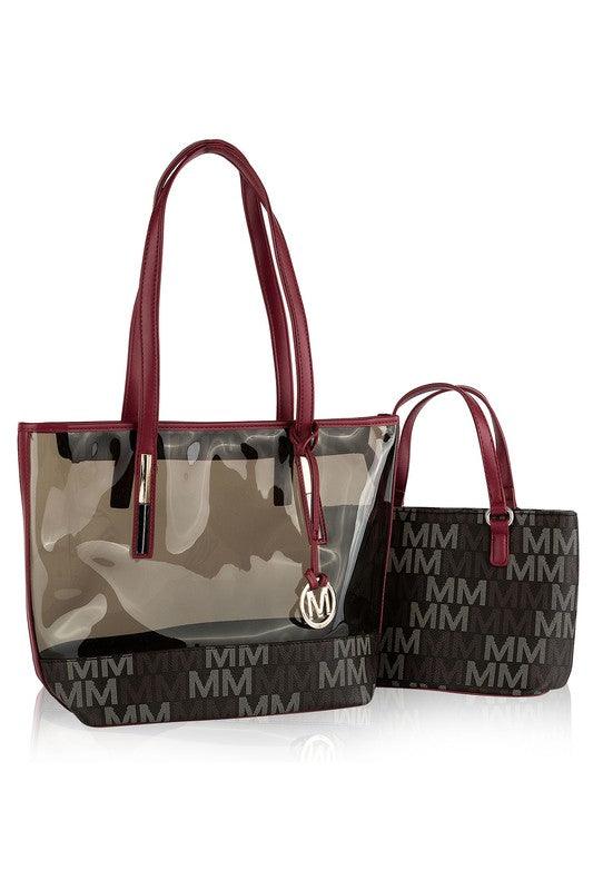 MKF Collection Tayla 2 PC Tote & Mini Bag by Mia K - Lucianne Boutique
