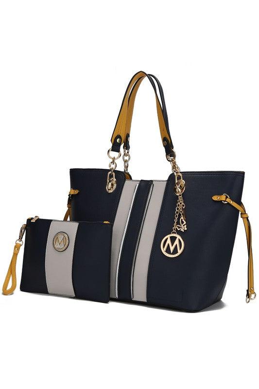 MKF Holland Tote Bag with Wristlet by Mia k - Lucianne Boutique