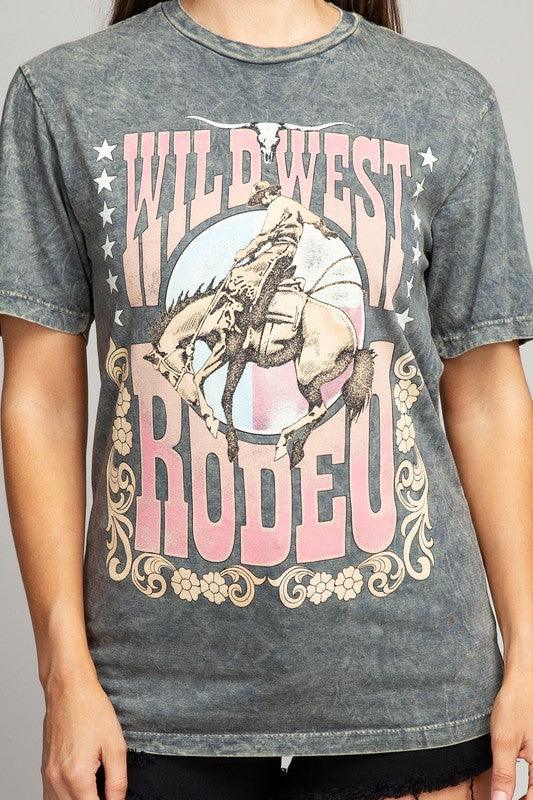 Wild West Rodeo Graphic Top - Lucianne Boutique