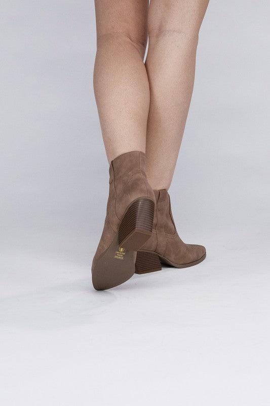Abeam Western Booties - Lucianne Boutique