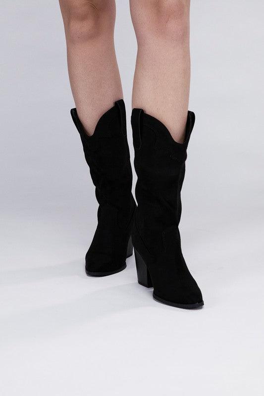 Akito Knee High Heel Boots - Lucianne Boutique