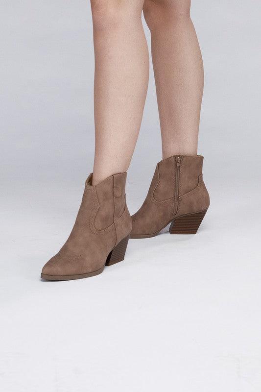 Abeam Western Booties - Lucianne Boutique