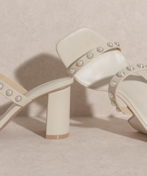 OASIS SOCIETY Victoria - Pearl Strap Heel - Lucianne Boutique