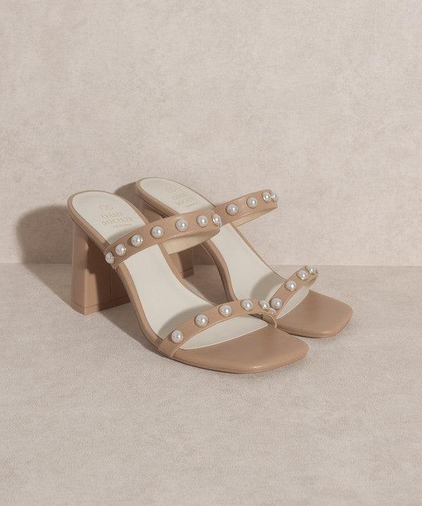 OASIS SOCIETY Victoria - Pearl Strap Heel - Lucianne Boutique
