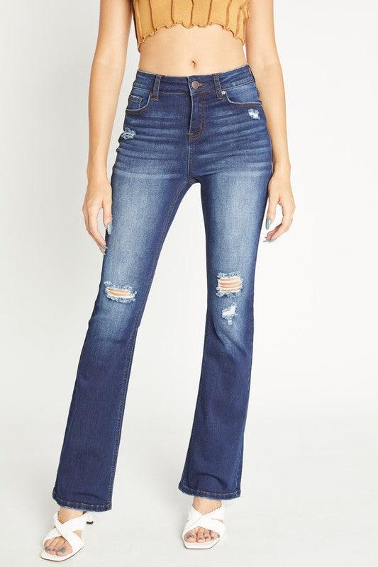 BASIC HIGH RISE BOOTCUT - Lucianne Boutique