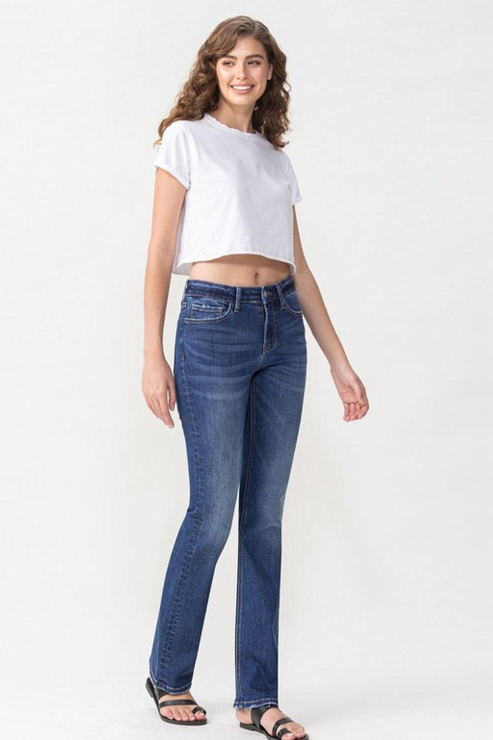 Lovervet Full Size Rebecca Midrise Bootcut Jeans - Lucianne Boutique