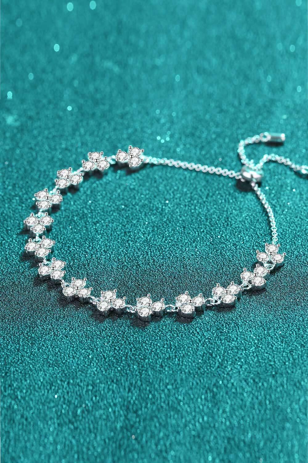 Adjustable Moissanite Bracelet - Lucianne Boutique