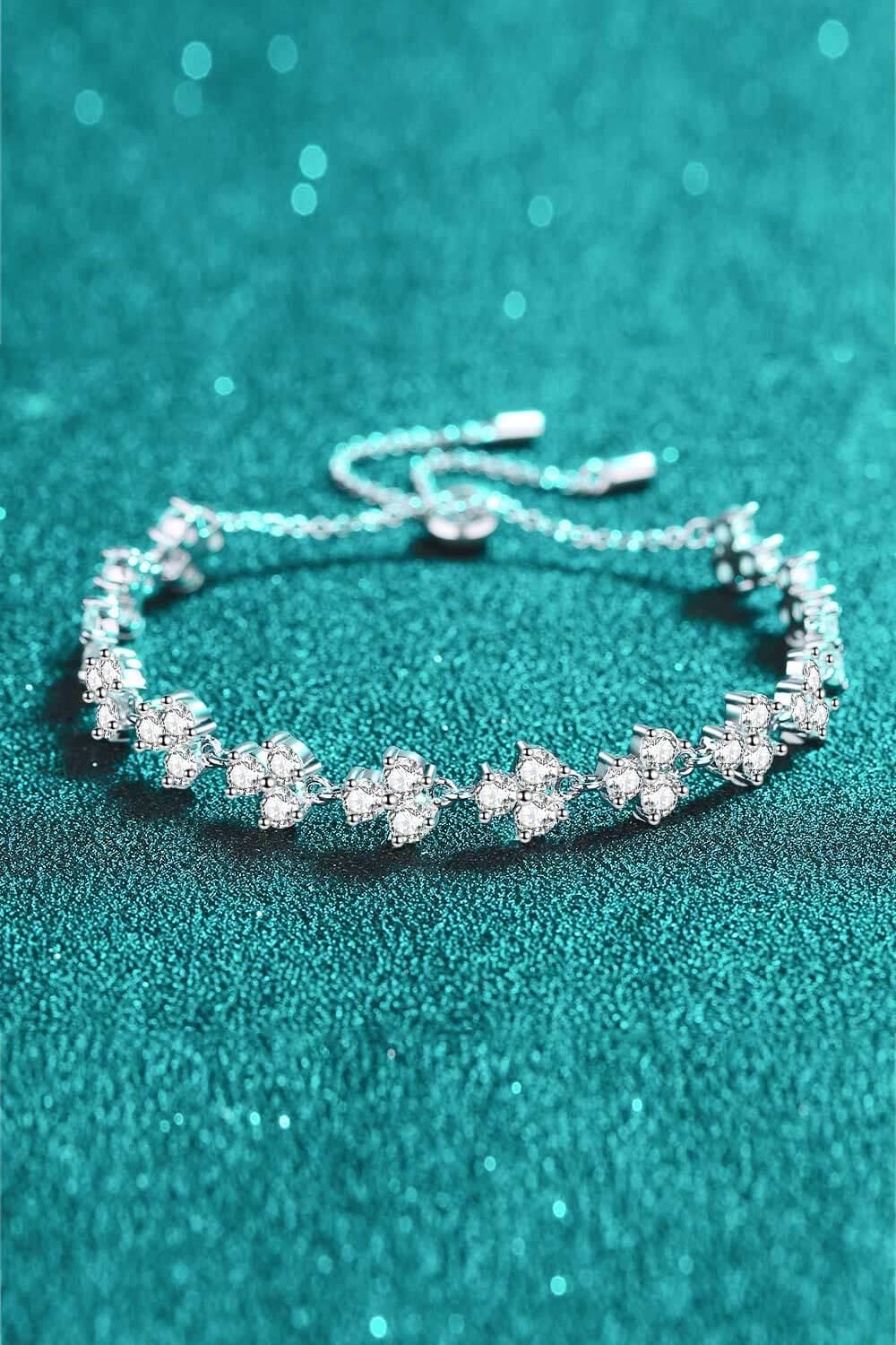 Adjustable Moissanite Bracelet - Lucianne Boutique