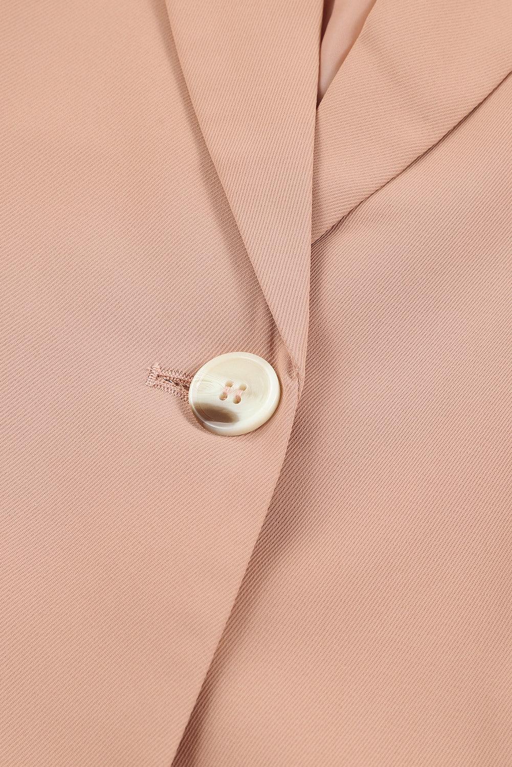 One-Button Flap Pocket Blazer - Lucianne Boutique