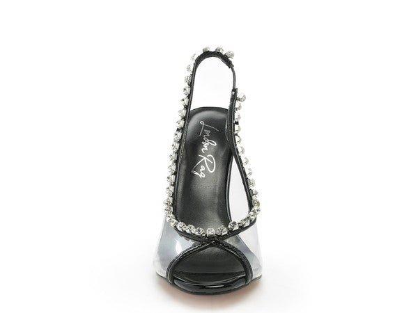 Camarine Clear Stiletto Sling back - Lucianne Boutique