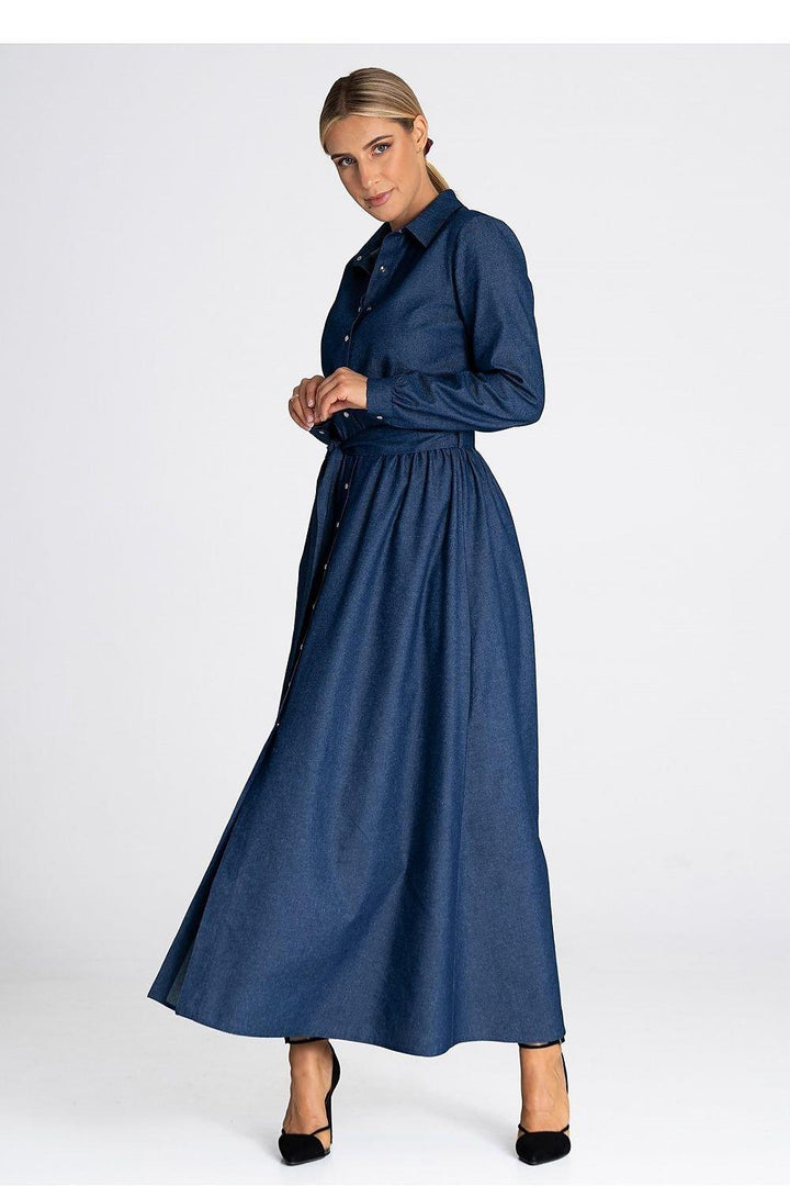 Dress Sukienka Model M957 Navy - Figl - Lucianne Boutique
