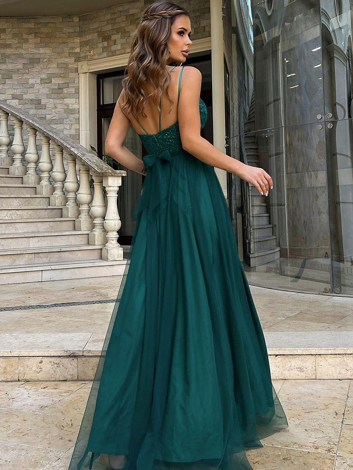 Long dress Bicotone - Lucianne Boutique