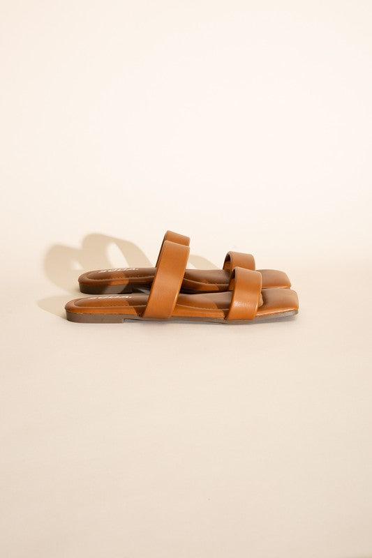 RAMSEY-S DOUBLE STRAP SLIDES - Lucianne Boutique