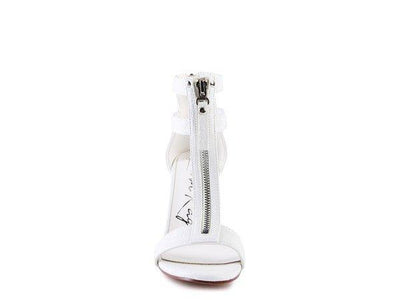 FELICITY Zip Up Croc Textured Sandals - Lucianne Boutique