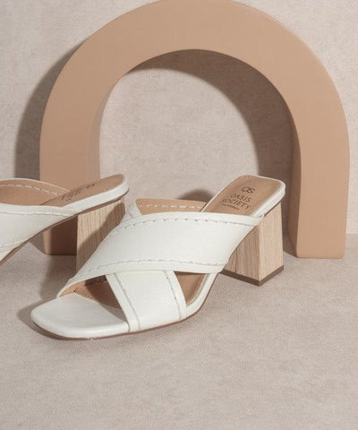 OASIS SOCIETY Jade   Strappy Stitched Sandal - Lucianne Boutique