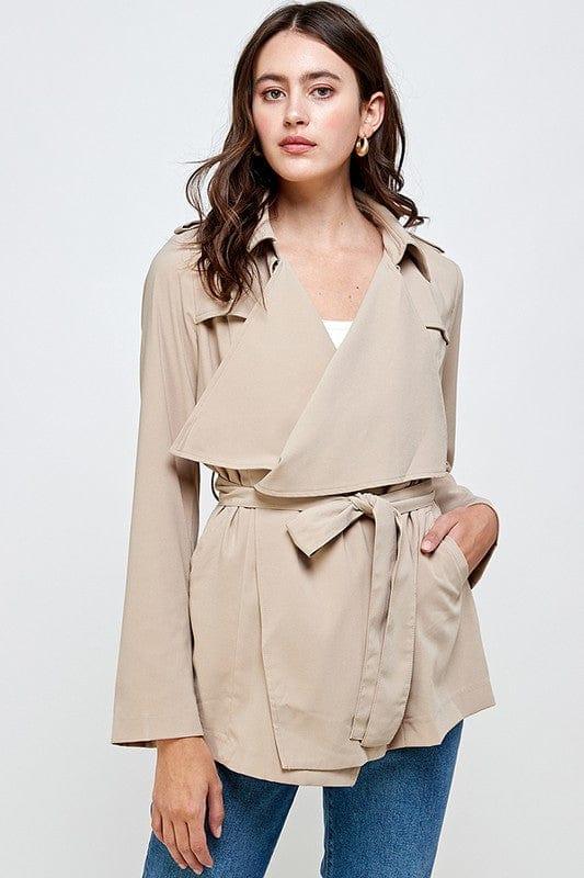 Trench Coat Jacket - Lucianne Boutique