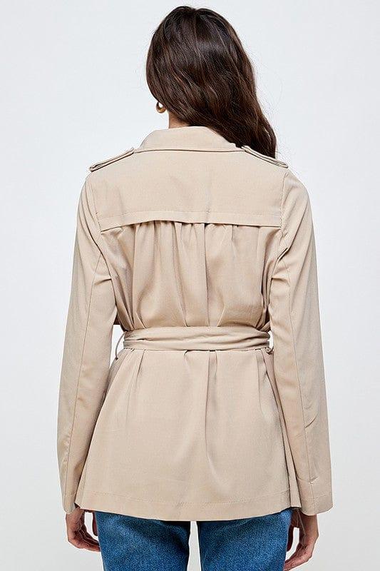 Trench Coat Jacket - Lucianne Boutique