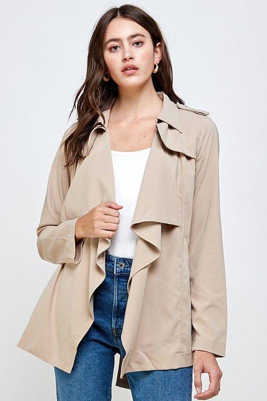 Trench Coat Jacket - Lucianne Boutique