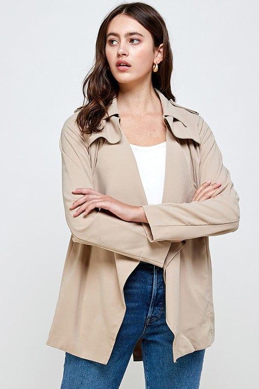 Trench Coat Jacket - Lucianne Boutique