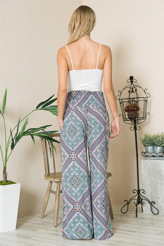 Smocked Wide Leg Pants - Lucianne Boutique